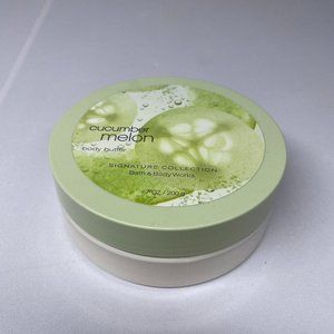 Bath & Body Works Cucumber Melon Body Butter 7 oz Signature Discontinued